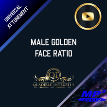 Laden Sie das Bild in den Galerie-Viewer, MALE GOLDEN FACE RATIO - FACIAL SYMMETRY FORMULA ★SUBLIMINAL BINAURAL BEATS MEDITATION - SPIRILUTION.COM