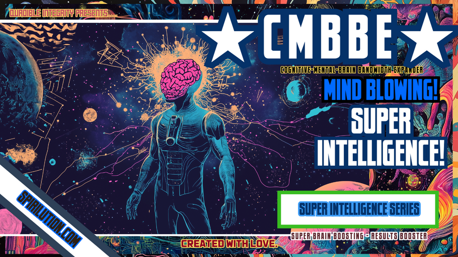 Super Intelligence ★CMBBE Formula ★Cognitive-Mental-Brain Bandwidth Expander 14Hz+30Hz+13Hz (Intelligence Booster, Results Booster, Mind Expander, Brain Massager + Recharger) (FULL DESCRIPTION)