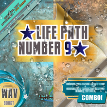Load image into Gallery viewer, ★Life Path Number 9★ (Booster, Balancer and Energizer) (HUGE LIFE HACK!) - SPIRILUTION.COM