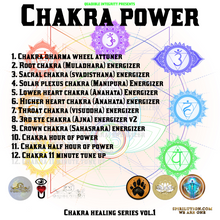 Load image into Gallery viewer, Chakra Power - Chakra Healing Series Vol. 1 - SPIRILUTION.COM