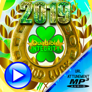 QUADIBLE INTEGRITY - 2019 GOOD LUCK CHARM - ATTUNED AUDIO FILE - DOWNLOAD MP3! - SPIRILUTION.COM